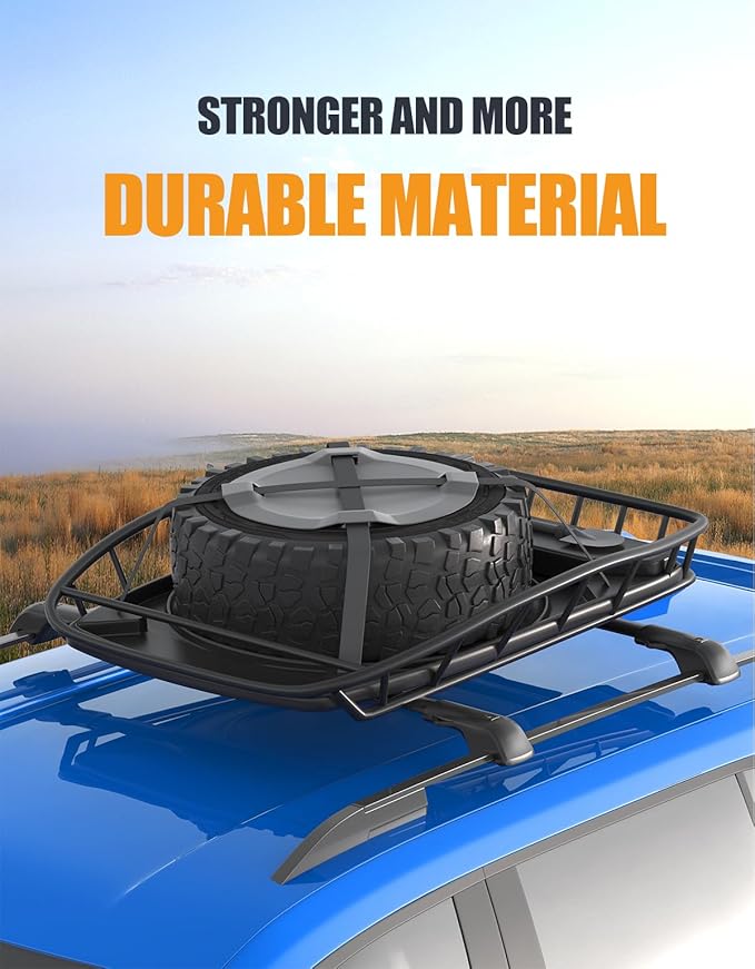 KINGGERI 300lbs Lockable Roof Rack Cross Bars Compatible with Honda Pilot 2023-2026 Sport TrailSport Touring Elite with Raised Rails (Not for LX & EX-L), Aluminum Crossbars Rooftop Racks Carrier
