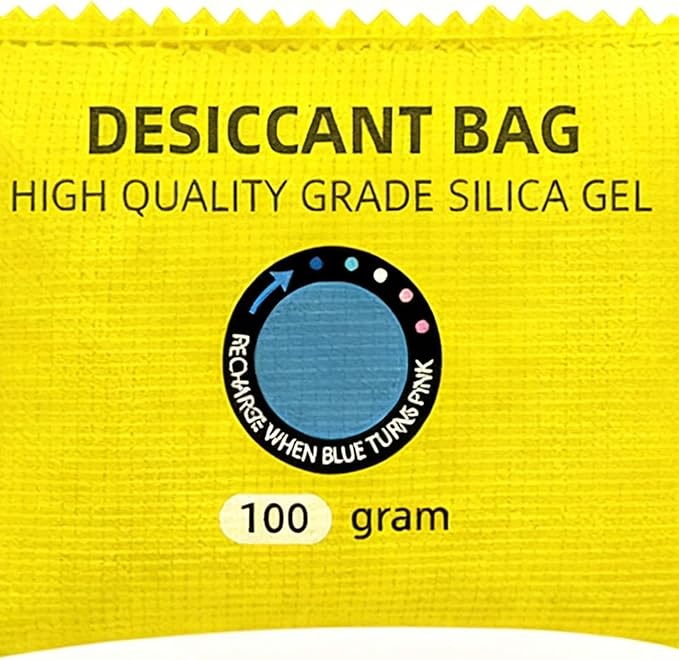 Reusable Dehumidifier Bags: Silica Gel Absorbent Pad, Fast Reactivation Drying, Color Changing Window Indicators, Interior