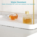 Vtopmart 2-Tier Bathroom Countertop Organizer, Vanity Dresser Counter Tray Shelf for Skincare, Perfume, Makeup, Gold