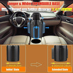 Cup Holder Expander for Car – Fits Most Vehicle Models, Extends Cup Holder Depth, Durable ABS Plastic (Silvery)