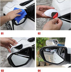 Blind Spot Mirror for Car 2 Pack, Adjustable Convex Wide-Angle Blindspot Mirrors, 360° Rotatable Small Stick-On Blind Side Mirror for Cars, SUVs & Trucks