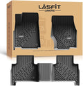 LASFIT Floor Mats for Jeep Grand Cherokee WL 2022-2025 2026 5-Seat (Include 4xe, NOT for L) All Weather TPE Custom Fit Car Mats Floor Liners 1st & 2nd Row, Black