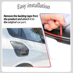 Fuel Tank Cap cover, For KIA K4 2024 2025 2026, Car Fuel Tank Cap Decoration Accessories - Carbon Fiber