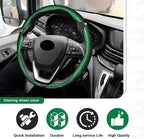 3pcs Universal Carbon Fiber Steering Wheel Cover - Anti-Slip & Segmented Design, Universal 99% Durable Steering Wheel Protect