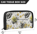Car Tissue Holder Car Visor Organizer Tissue Box Holder for Car Sun Visor Organizer with Car Vehicle Accessories Essentials Interior for Women Men White Clover Hat Gold St.Patrick