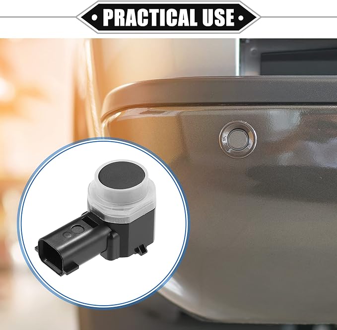 4 Pcs Reverse Parking Assist Sensor Compatible for Ford Explorer 2011-2015, for Ford Flex 2013-2019, Durable ABS Plastic Blac