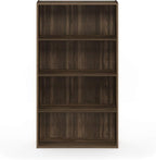 Furinno PASIR Book Shelf, 4-Tier Bookshelf, Bookcase with Open Shelf, 9.4 x 23.6 x 41.7, for Living Room, Bedroom, Home Offic