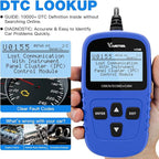 VDIAGTOOL VD10 OBD2 Scanner Code Reader Car Diagnostic Tool Engine Fault Code Reader for Turn Off CEL with Freeze Frame/I/M