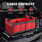 Sposuit Trunk Organizer for Car - 70L Collapsible Car Storage with 11 Pockets & Reinforced Handles, SUV Trunk Organizers for
