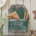 Metal Hanging Storage Baskets Wall Baskets for Mail, Files,Flowers, Books & Accessories, Wall-Mounted Organizer for Entryway,