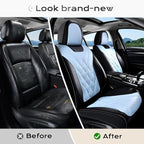 Coverado Car Seat Covers, Front Covers for Cars, Car Seat Cover Front Seats, Automotive Seat Cover, Waterproof, Leather Car S