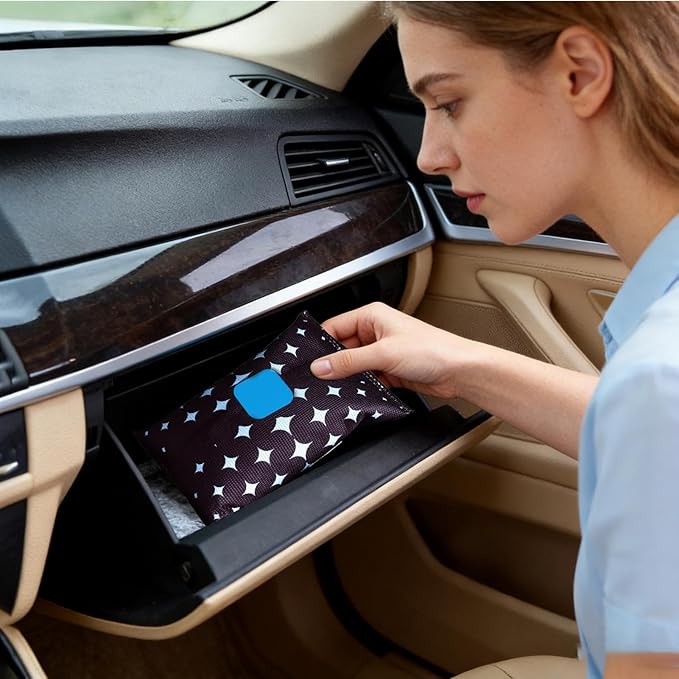 Moisture Absorber - Car Desiccant Bag for Humidity Reduction | Reusable Dehumidifier with Spill Resistant Seal & High