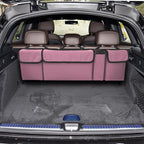BELOMI Car Trunk Organizer, Auto Waterproof Sturdy Backseat Hanging Large Storage Collapsible Cargo Bag with Anti-Slip
