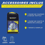 MICHELIN SOS Grip Evolution 4 Textile Snow Socks, Emergency Snow Chains for Cars, Quick and Easy Assembly, Perfect Hold on Sn