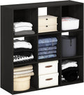 Furinno PELLI Closet Organizers and Storage, 9-Cube Closet Organizer, Open Shelf Closet Storage, for Wardrobe, Bedroom, Livin