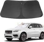 Front Windshield Sun Shade Foldable Car Front Window Sun Shade Windshield Shade Custom Fit for 2016-2025 2026 Volvo XC90 Block UV Rays Car Accessories Heat Keep Cooler