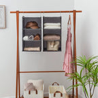 GRANNY SAYS 6-Shelf Hanging Organizer for Closet, Separable to 2 Pack 3-Shelf Hanging Shelves, Hanging Organizer for Bedroom,