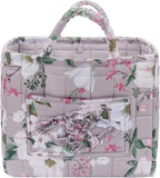 Boho Fabric Storage Basket, Large Capacity Laundry Basket, 12.2'' x 10.23'' x 10.23'' Collapsible Laundry Hamper with Easy Ca