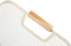 AJIODA 2Pack Metal Mesh Steel Basket, Small Wire Storage Organizer Basket Multi-function Hanging Kitchen Basket Fruit Basket 