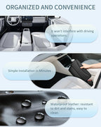 FLORICH Car Seat Gap Filler, Premium Leather Center Console Organizer, Front Seats Gap Filler Organizer and Storages Universal Fit for Car SUV Truck