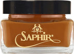 Saphir Medaille d'Or Pommadier Cream 75ml – Natural Cream Leather Shoe Polish, Leather Conditioner for Boots, Handbags