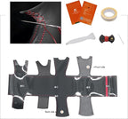 MEWANT Steering Wheel Wrap for Chevy Silverado 1500 Astro Blazer C/K Made of Shiny PU Carbon Fiber Embossed Faux Leather