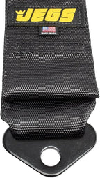 JEGS Black Latch & Link Ultra Series Harness Lap Belt | Made In USA | 3" Wide | Smooth Operating Pull Down Lap Adjusters | High Strength Steel Mounting Hardware | 64" Length | SFI 16.1 Rated | Black