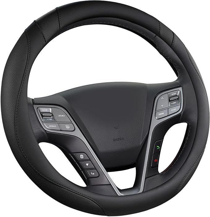 West Llama Customized Auto Car Steering Wheel Cover for Hyundai,Tucson,Sonata,Elantra,Santa Fe,Genesis,Sonata Hybrid,Azera,Ve