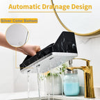 VITVITI Toothbrush Holders for Bathrooms, Bathroom Counter Organizer for Vanity Countertop/Sink, 5 Slots Tooth Brush/Toothpas