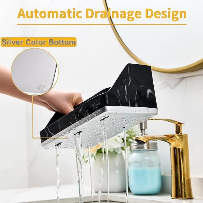 VITVITI Toothbrush Holders for Bathrooms, Bathroom Counter Organizer for Vanity Countertop/Sink, 5 Slots Tooth Brush/Toothpas