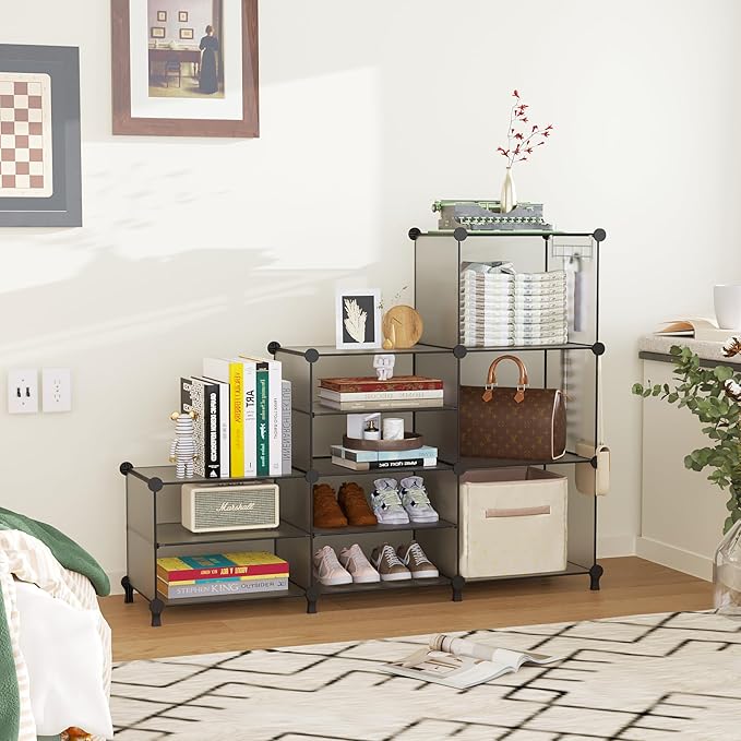 AWTATOS Closet Organizer 6 Cube Storage Shelves Portable Closet Clothes Organizers and Storage Stackable Cubby Shelving for C