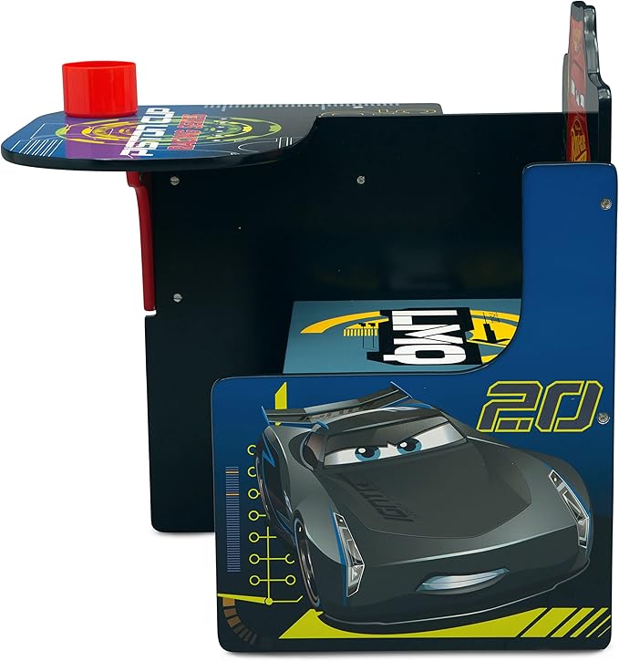 Delta Children Chair Desk With Storage Bin, Disney/Pixar Cars