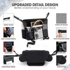 White Diamand Car Handbag Holder Between Seats Bling Crystal Car Storage Bag Large Capacity Purse Phone Ipad Automotive Consoles Organizer Safe Barrier of Backseat Pet Kids