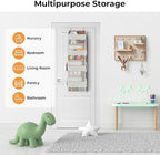 GRANNY SAYS Over the Door Organizer, 4-Shelf Behind the Door Storage with 6 Pockets and Clear Window, Waterproof Anti Tilt 35