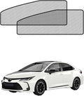 Car Window Shades for Toyota Corolla(2019-2024), 2-Pack Rear Window Sun Shades for Baby – Breathable Mesh, UV & Heat Blocker, Privacy Protection for Camping, Travel, Sleep & Nursing