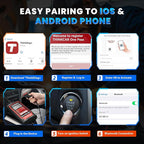 Thinkdiag2 All System Bidirectional OBD2 Diagnostic Scanner for iOS & Android, Bluetooth Scan Tool with CAN-FD Protocol,
