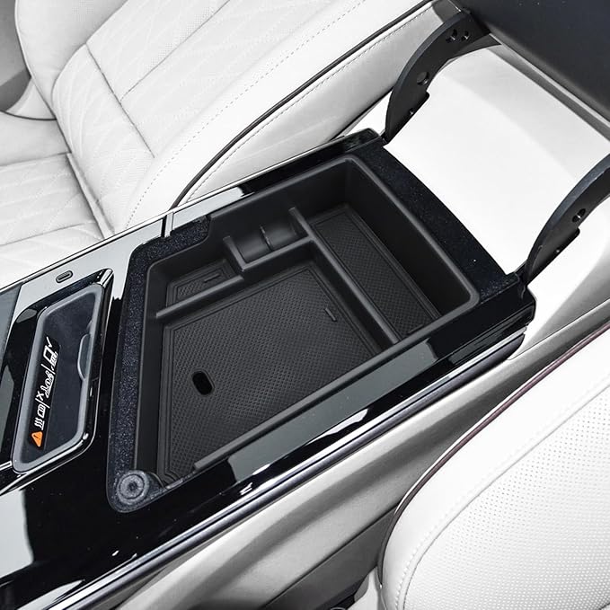 MARCHFA Center Console Organizer Tray Compatible for 2023 2024 2025 2026 Cadillac Lyriq Accessories Armrest Storage Box Middle Console Insert Holder
