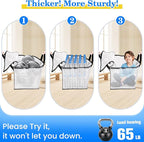 BlissTotes 2-Pack Large Moving Bags with Backpack Straps & Strong Zippers, Heavy-Duty Storage Bags Moving Boxes for Space Sav
