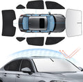 Sunsdrew 8PCS Civic Windshield Sun Shade for Honda Civic 2022-2024 2025(NOT fit Hatchback) 11th Gen. Accessories,Front&Rear&Side Window Cover Privacy Civic Window Shade Blocks UV Rays Heat