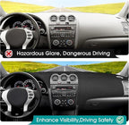FIILINES Dash Cover Fit for Nissan Altima 2007-2012 Accessories Sunshade Non-Slip Mesh Dash Cover for Altima Accessories Dash