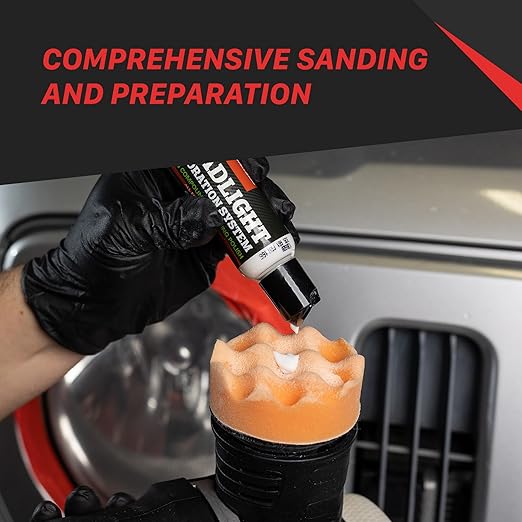 MaxShine Headlight Restorer – One Step Polish to Clean & Renew Yellowed Headlights, Windscreens & Exterior Plastics – Restore