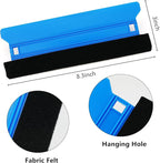 Umaki 8.3inch Large Vinyl Wrapping Felt Squeegee with 4inch Vinyl Squeegee Applicator for Fastly Installing Vehicle Tinting Film Graphic or Wallpaper, Finish Smoothing/Cleaning Work, 3pack