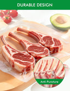 Vacuum Sealer Bags For Food-150 Quart 11"x16"and Quart 8"x12"and Pint 6"x10"-Commercial Grade BPA Free Bag-Durable Customized