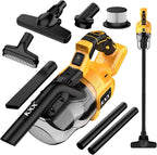 Cordless Vacuum for Dewalt 20V Battery, 5 in 1 Handheld Electric Vacuum Cleaner with 500W Powerful Motor, 46 CFM Portable Han