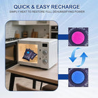 Reusable Dehumidifier Bags, Car Moisture Absorber for Windows Interior, Portable Condensation Prevention for Wardrobe,