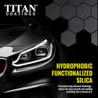 Apex Glass 50ml Hydrophobic Ceramic Coating - Professional Rain Repellent for Windshields & Windows - Long Lasting Nano Silic