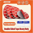 Adhesive Sticky Pads for Dash Cam, Heat Resistant Double-Sided Sticker Replacement for Suction Cup Car Mounts, Ensures Secure Hold for GPS, Includes 4 Adhesion Promoter (4Pcs Round)