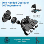 CD Slot Phone Mount, Compatible with MagSafe CD Car Mount for iPhone 16 15 14 13 12 Pro Max Plus Mini and All Phones, [Anti-Slip & Anti-Shake] Upgraded Military-Grade CD Slot Phone Holder