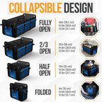 FORTEM Trunk Organizer For SUV Car Organizer and Storage, Multi-Compartment Storage Bag Car Accessories for Women Men, Perfect