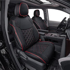 EKR Sienna Seat Covers for 2021-2026 Toyota Sienna LE, XLE,8 Seats,2nd Row 4/2/4 Split,Waterproof Seat Covers Full Set for Tr